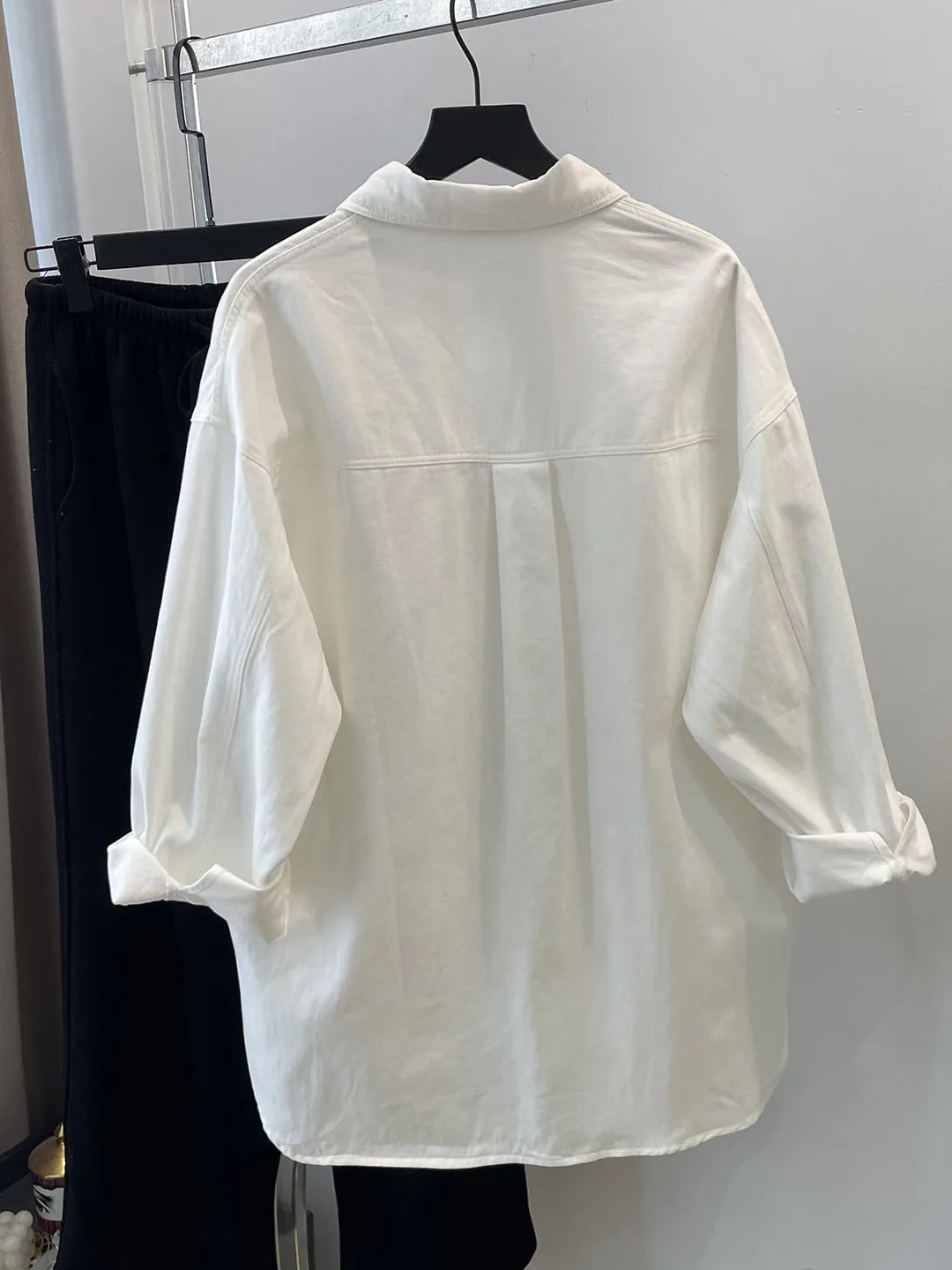 Blue Cotton Long Sve irt Women's Base Layer Top Casual Wear Staable Thi Korean Sle 2025 New Autumn Faion
Blue Cotton Long Sve irt Women's Base Layer Top Casual Wear Staable Thi Korean Sle 2025 New Autumn Faion