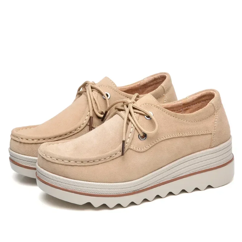 British Style Women's Shoes Leather Lace-up Sports Shoes Women's Thick Sole Heightened Women's Casual Shoes Zapatos De Mujer
British Style Women's Shoes Leather Lace-up Sports Shoes Women's Thick Sole Heightened Women's Casual Shoes Zapatos De Mujer