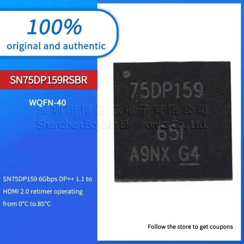 1pcs NEW SN75DP159RSBR Standard quality 75DP159
1pcs NEW SN75DP159RSBR Standard quality 75DP159