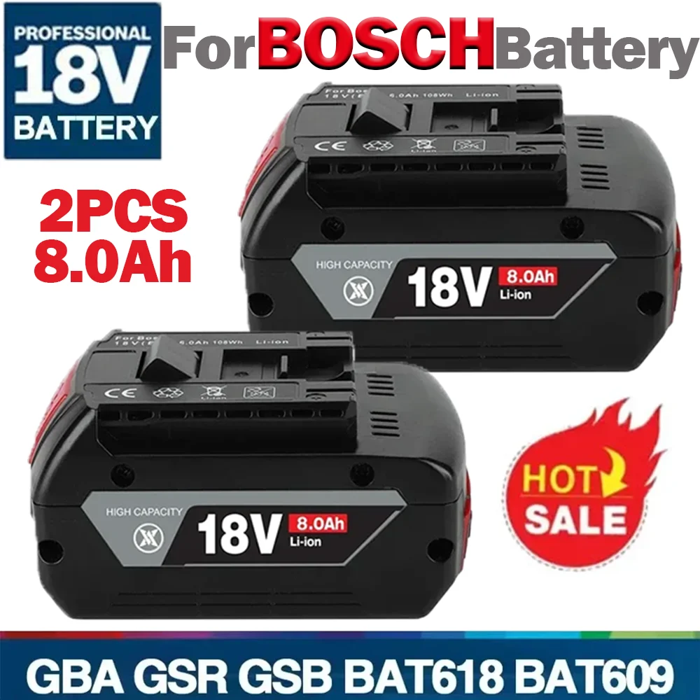 Original 18V 10.0Ah Replacement Battery for Bosch 18V Professional System Cordless Tools BAT609 BAT618 GBA18V80 21700 Cell
Original 18V 10.0Ah Replacement Battery for Bosch 18V Professional System Cordless Tools BAT609 BAT618 GBA18V80 21700 Cell