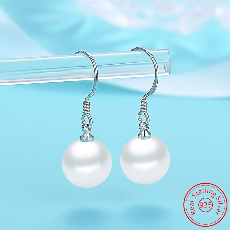 Original 925 Sterling Silver Lady's Fashion Jewelry New Pearl Drop Earrings XY0006
Original 925 Sterling Silver Lady's Fashion Jewelry New Pearl Drop Earrings XY0006