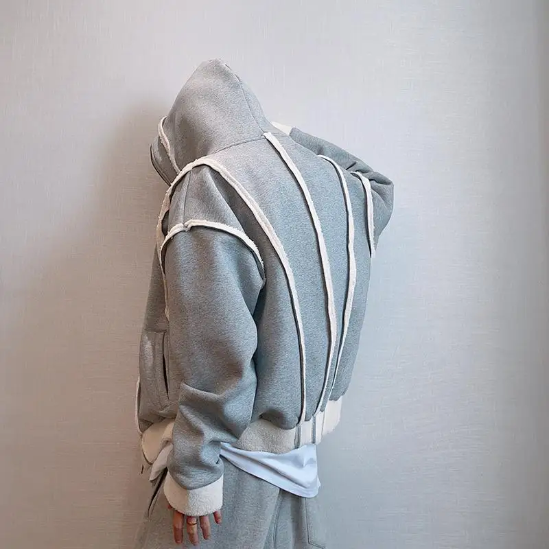 150kg Plus Size Sport Style Gray Contrast Color Men's Suit Jacket Autumn and Winter New Loose All-match Hooded Thick Fur Coat
150kg Plus Size Sport Style Gray Contrast Color Men's Suit Jacket Autumn and Winter New Loose All-match Hooded Thick Fur Coat