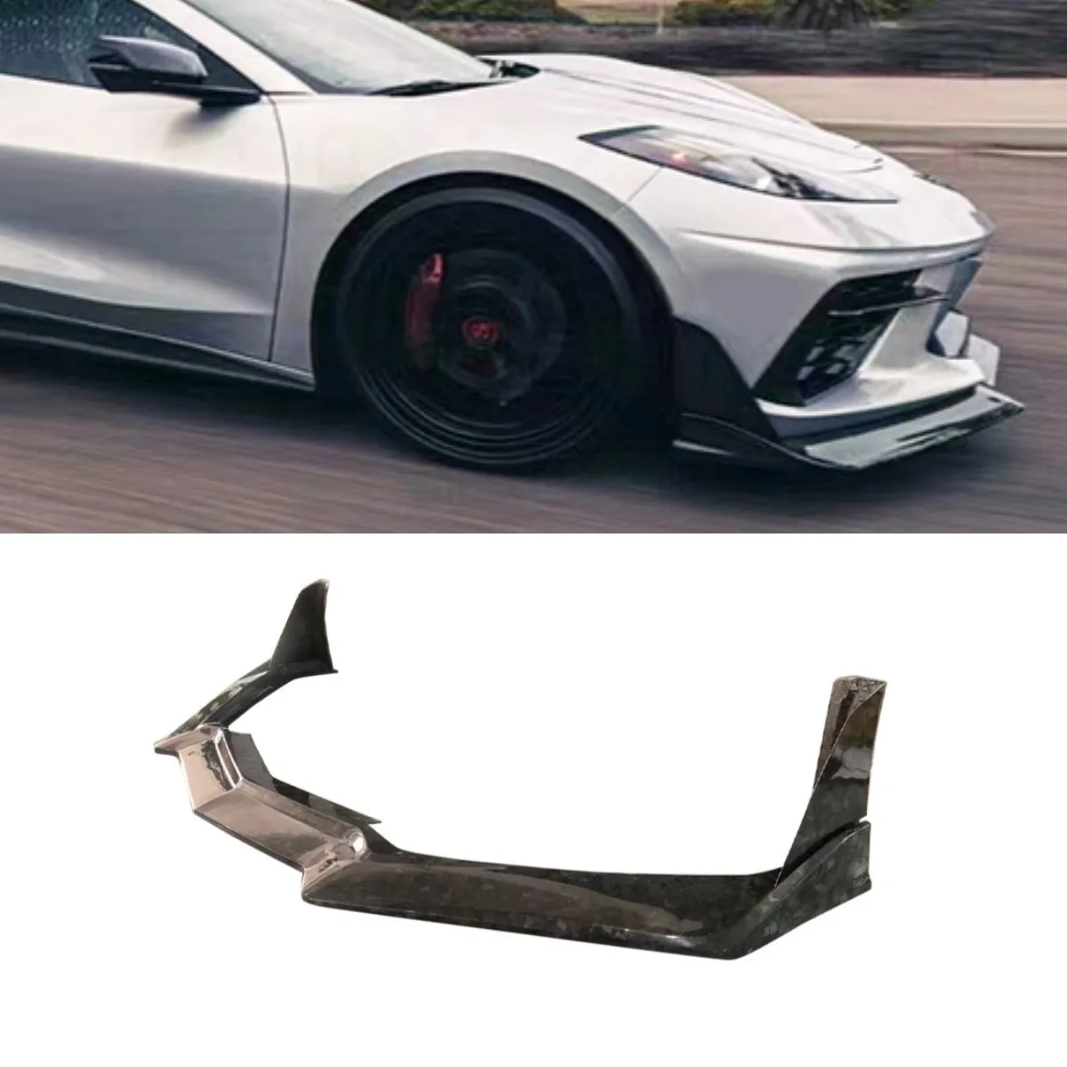 Real Carbon Fiber Car Front Bumper Spoiler Splitter Deflector Body Kit For Chevrolet Corvette C8 ZR1 ZTK 2020-IN Car Accessories
Real Carbon Fiber Car Front Bumper Spoiler Splitter Deflector Body Kit For Chevrolet Corvette C8 ZR1 ZTK 2020-IN Car Accessories