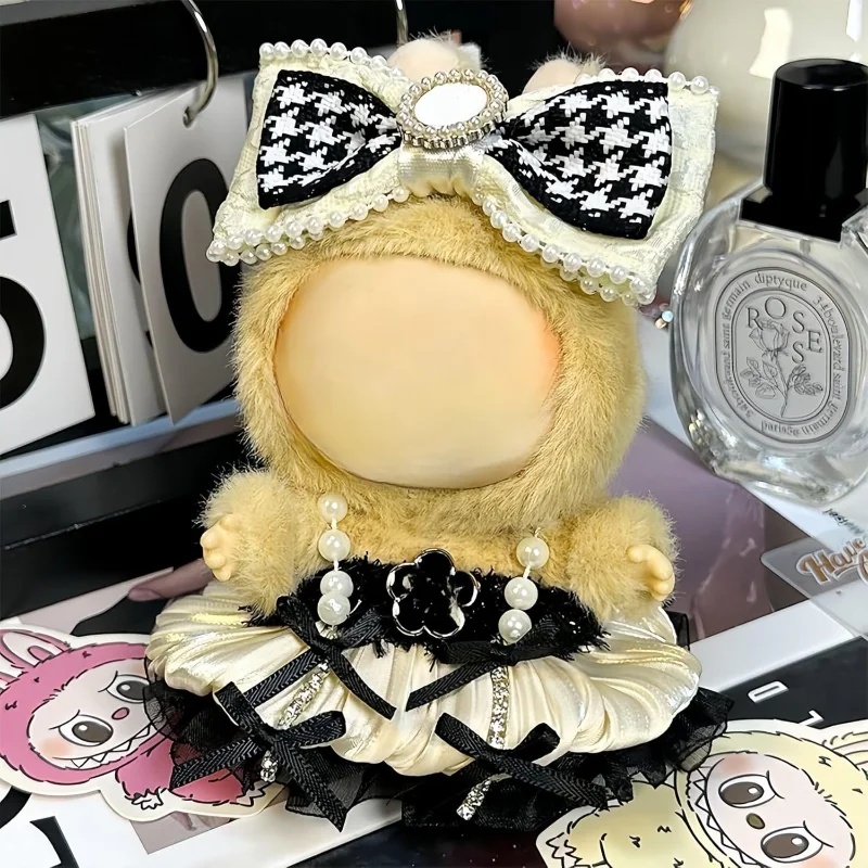 Plush Doll Clothing Set, Suitable for Collectible Dolls Clothing,Fits Most 17cm Accessories(Black)
Plush Doll Clothing Set, Suitable for Collectible Dolls Clothing,Fits Most 17cm Accessories(Black)