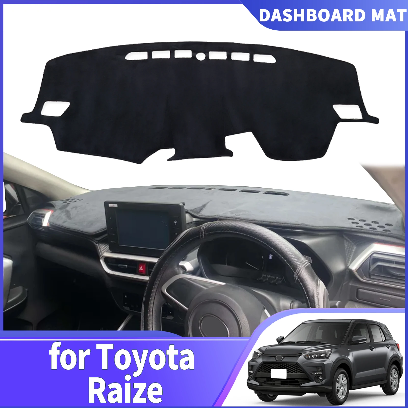 fit for Toyota Raize Daihatsu Rocky 2019-2024 Car Dashmat DashMat Sunshade Dashboard Cover Pad Protective Carpet Accessories
fit for Toyota Raize Daihatsu Rocky 2019-2024 Car Dashmat DashMat Sunshade Dashboard Cover Pad Protective Carpet Accessories