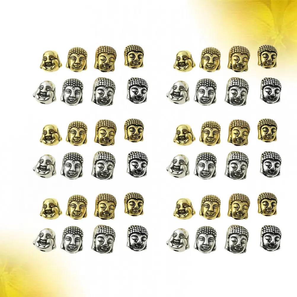 80 pcs Alloy Double-Sided Buddha Head Spacer Beads Vintage Tibetan Maitreya Charms Diy Jewelry Accessories For Bracelet Necklace
80 pcs Alloy Double-Sided Buddha Head Spacer Beads Vintage Tibetan Maitreya Charms Diy Jewelry Accessories For Bracelet Necklace