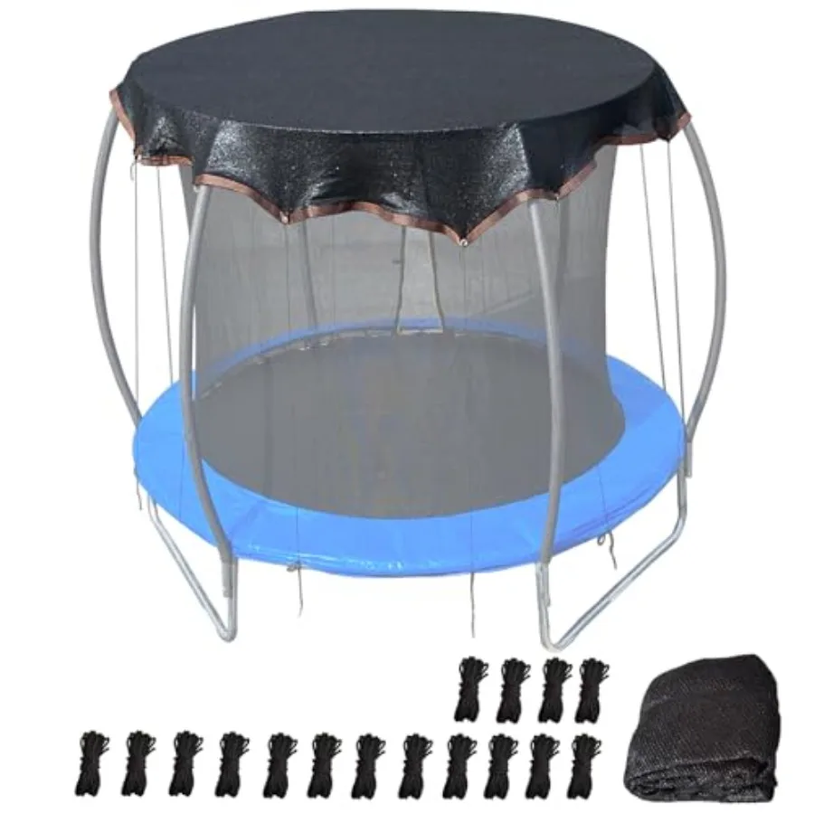Trampoline Shade Cover 14Feet Round Heavy Duty Trampoline Cover for Sun Protection and Block Leaves Easy to Install for Backyar
Trampoline Shade Cover 14Feet Round Heavy Duty Trampoline Cover for Sun Protection and Block Leaves Easy to Install for Backyar