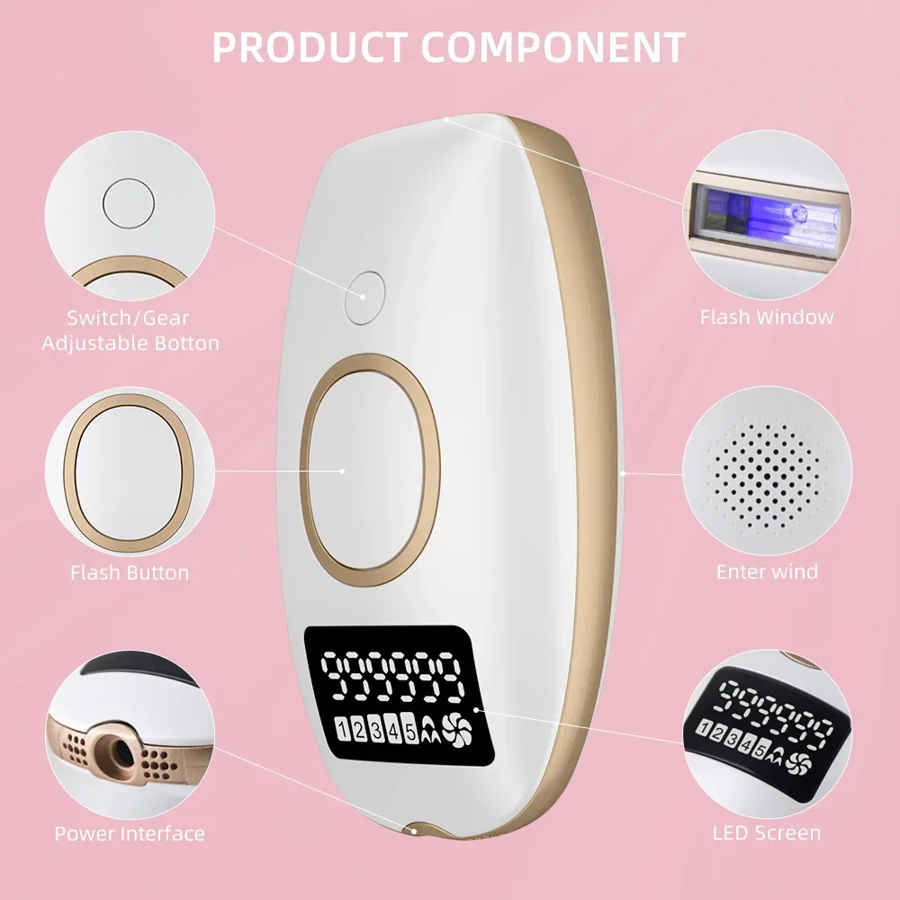 Most Popular Handheld Portable Hair Removal Epilator Face Ipl Laser Hair Removal Home Use Machine Cheapest Hair Removal Device
Most Popular Handheld Portable Hair Removal Epilator Face Ipl Laser Hair Removal Home Use Machine Cheapest Hair Removal Device