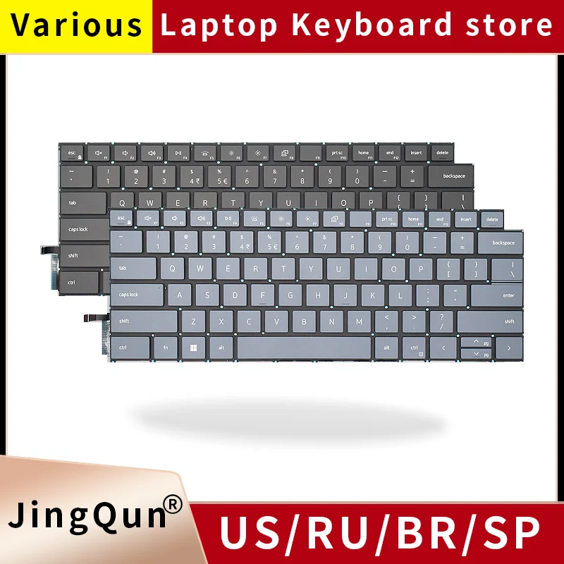 US/RU/SP Backlight Laptop Keyboard For DELL Inspiron 14 5440 5441 5445 7440 7441 7445 7460 Inspiron16 Plus 7640 7645 
US/RU/SP Backlight Laptop Keyboard For DELL Inspiron 14 5440 5441 5445 7440 7441 7445 7460 Inspiron16 Plus 7640 7645