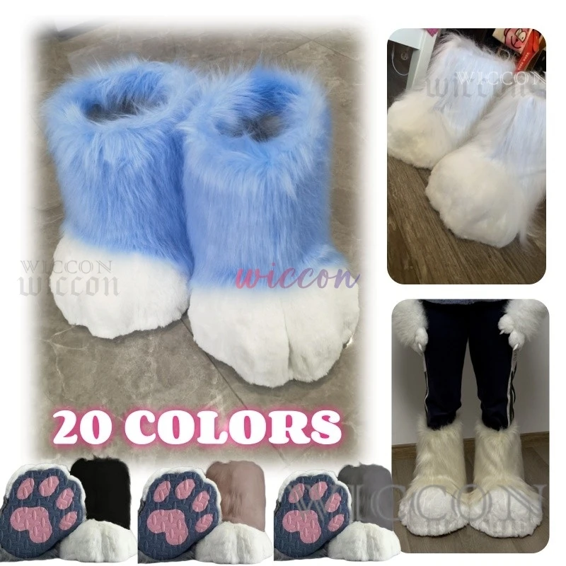Fursuit Cosplay Paws Shoes Furry Cosplay Accessories Bunny Cat Boots Cute Fluffy Manga Animal Party Cos Wearable Unisex Costume
Fursuit Cosplay Paws Shoes Furry Cosplay Accessories Bunny Cat Boots Cute Fluffy Manga Animal Party Cos Wearable Unisex Costume