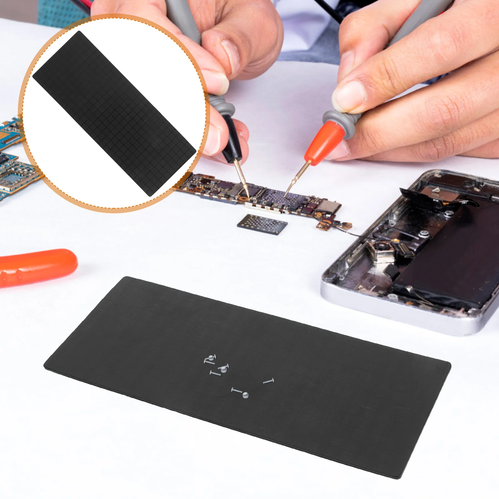 1PC Magnetic Screw Memory Pad Portable Small Parts Work Pad Repairing Work Pad Creative Magnetic Work Pad for Phone Repairing Bl
1PC Magnetic Screw Memory Pad Portable Small Parts Work Pad Repairing Work Pad Creative Magnetic Work Pad for Phone Repairing Bl