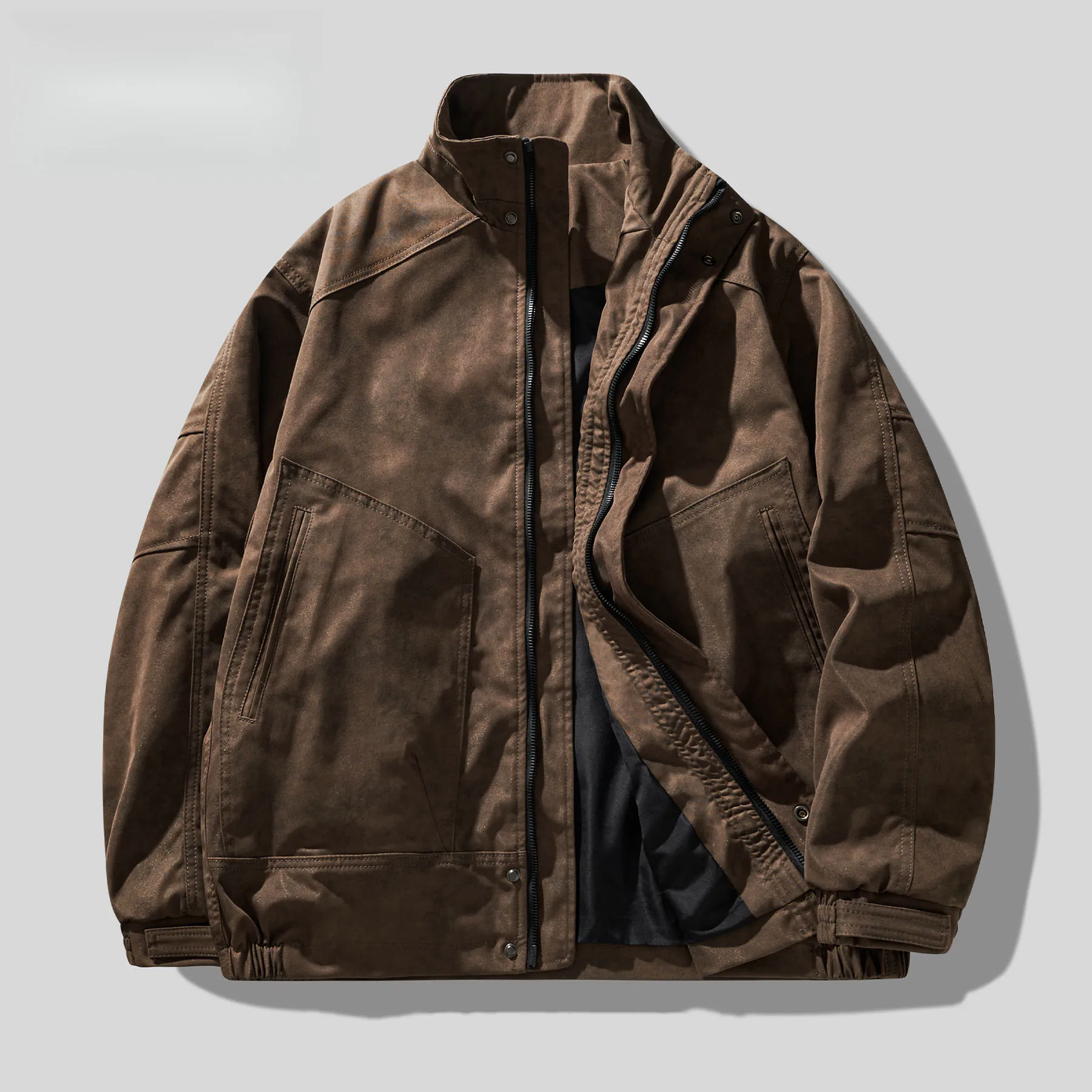 2025 Spring/Autumn American-style Motorcycle Jacket Casual Men's Coat Thick Barn-Style Heavyweight Stand-up Collar Coat For Men
2025 Spring/Autumn American-style Motorcycle Jacket Casual Men's Coat Thick Barn-Style Heavyweight Stand-up Collar Coat For Men