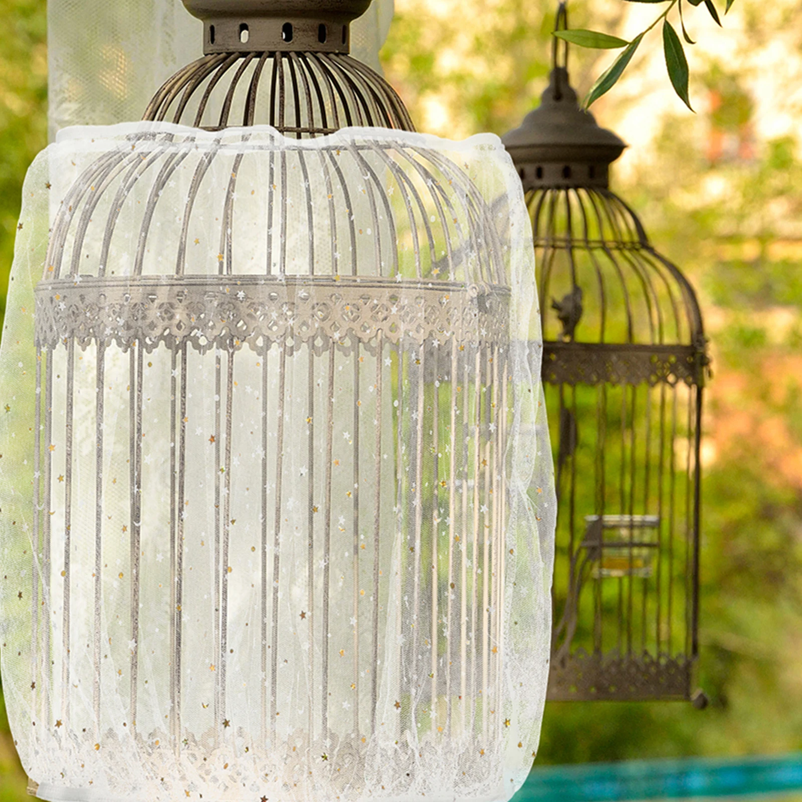 2Pcs Bird Cage Protective Cover Mesh Net - Dust-Proof Splashproof Breathable Design for Parakeet Finch Parrot - Easy Fit
2Pcs Bird Cage Protective Cover Mesh Net - Dust-Proof Splashproof Breathable Design for Parakeet Finch Parrot - Easy Fit