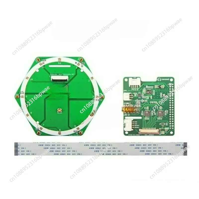 Respeaker-Raspberry Pi Microphone Array Ring 6 Mic Speech Recognition Compatible with Pi0/3/3b+/4b
Respeaker-Raspberry Pi Microphone Array Ring 6 Mic Speech Recognition Compatible with Pi0/3/3b+/4b
