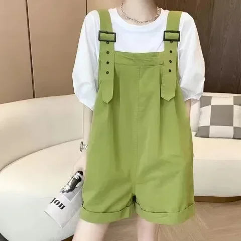 Summer Overalls Jumpsuits For Women Casual Adjustable Strap Loose Sweet Chic Kawaii Streetwear Shorts Rompers Playsuits Outfits
Summer Overalls Jumpsuits For Women Casual Adjustable Strap Loose Sweet Chic Kawaii Streetwear Shorts Rompers Playsuits Outfits