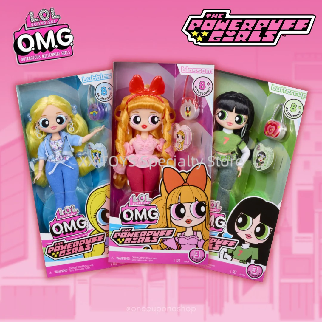 L.O.L. Surprise! OMG The Powerpuff Girls Doll Bubbles Blossom Buttercup Fashion Doll Children's Birthday Gifts Collectible Toys
L.O.L. Surprise! OMG The Powerpuff Girls Doll Bubbles Blossom Buttercup Fashion Doll Children's Birthday Gifts Collectible Toys