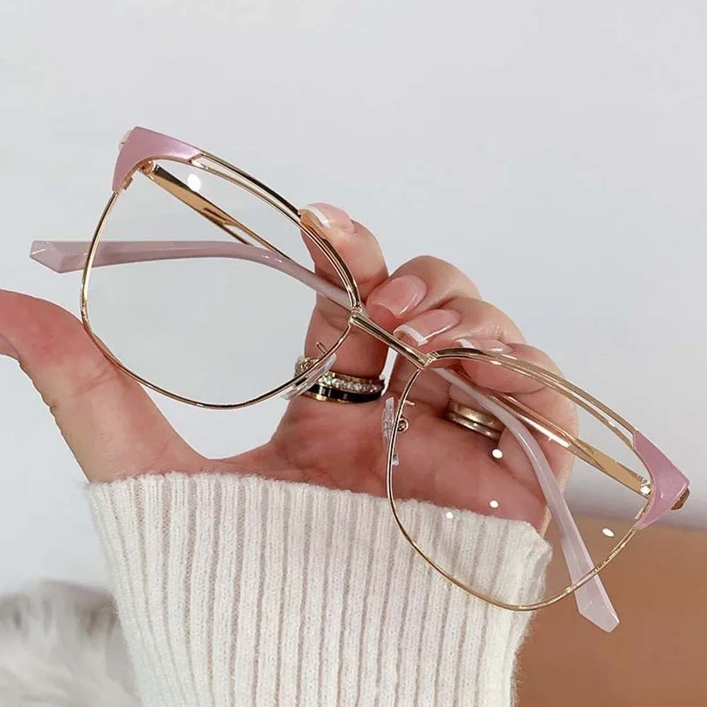 Lightweight Anti Blue-lay Eyewear Thin-frame Costume Accessory Cat Eye Glasses Waterproof Decorative Women Plain Glasses Party
Lightweight Anti Blue-lay Eyewear Thin-frame Costume Accessory Cat Eye Glasses Waterproof Decorative Women Plain Glasses Party