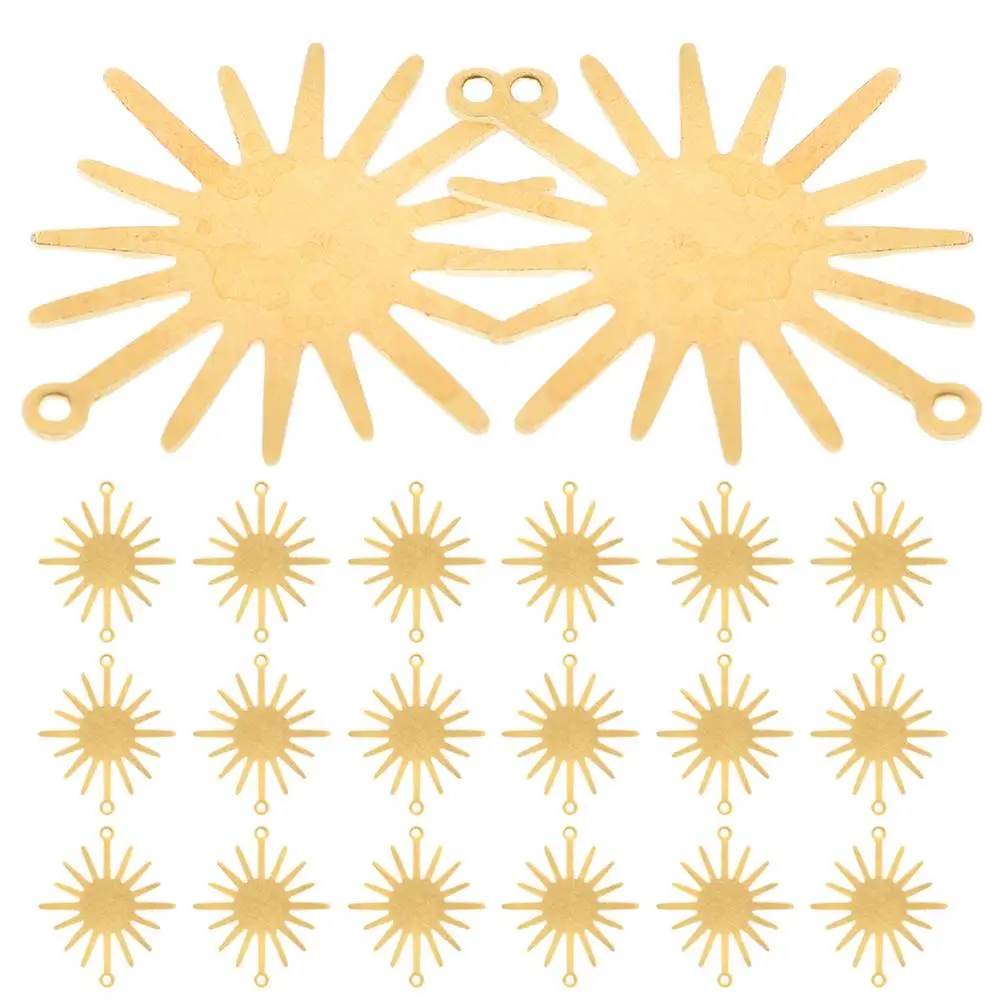 30 Pcs Jewelry Sunflower Pendant Charm Bracelet Making Charms Pendants Golden for Keychain
30 Pcs Jewelry Sunflower Pendant Charm Bracelet Making Charms Pendants Golden for Keychain