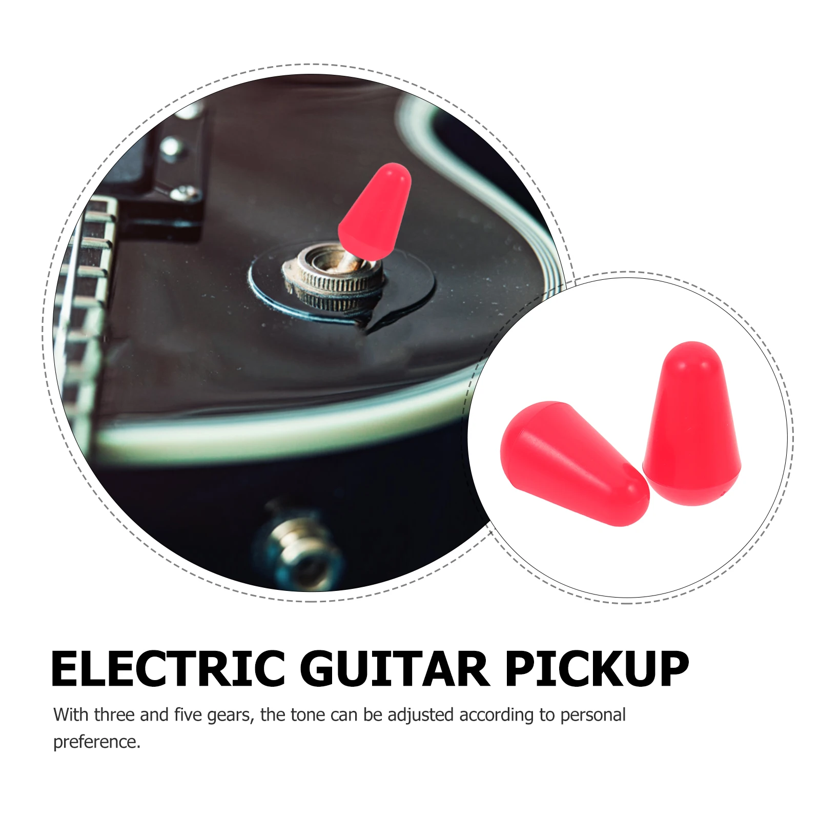 2pcs Electric Guitar Pickups Cap Knob Toggle Tip Red Plastic Replacement Parts Accessories Guitar Components Instruments
2pcs Electric Guitar Pickups Cap Knob Toggle Tip Red Plastic Replacement Parts Accessories Guitar Components Instruments