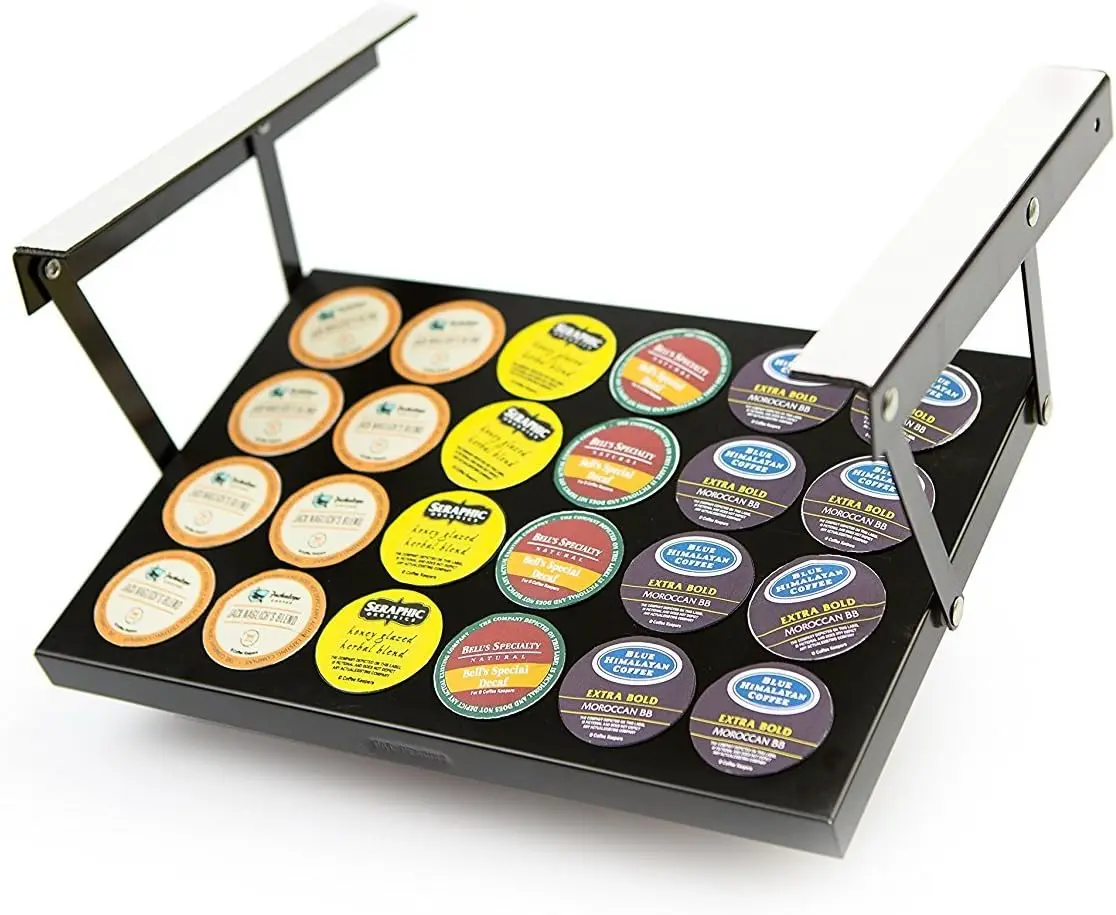 Under Cabinet Coffee Pod Holder with Swing-Down Access - Space-Saving Organizer for 24 Pods, Easy DIY Installation
Under Cabinet Coffee Pod Holder with Swing-Down Access - Space-Saving Organizer for 24 Pods, Easy DIY Installation