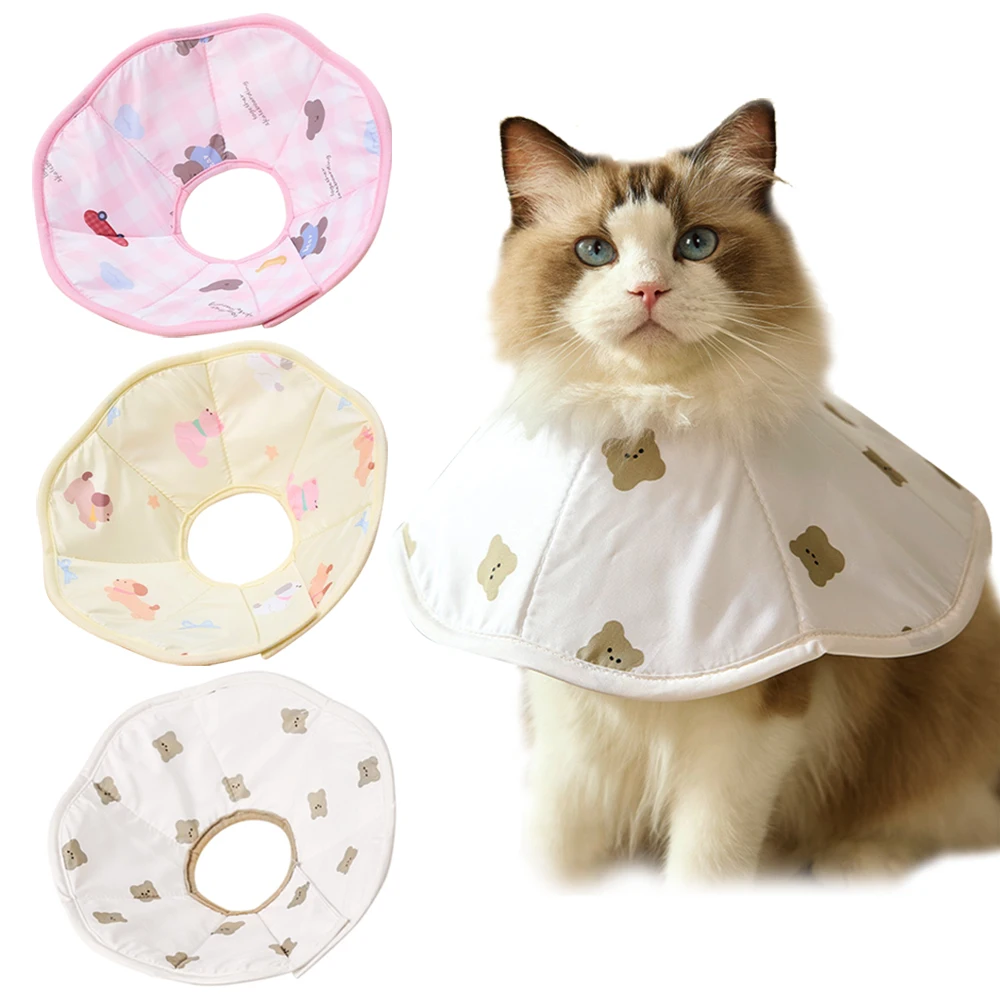 Cat Cone Collar Soft Foldable, Waterproof Elizabethan Collar for Cats after Surgery, Adjustable Recovery E-Collar for Kitten
Cat Cone Collar Soft Foldable, Waterproof Elizabethan Collar for Cats after Surgery, Adjustable Recovery E-Collar for Kitten