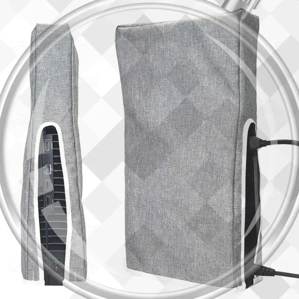 Vertical Dust Cover Dust Protector Anti-scratch Protective Case 1680D Oxford Cloth for PS5 Pro 2024 Console Digital/Disc Edition
Vertical Dust Cover Dust Protector Anti-scratch Protective Case 1680D Oxford Cloth for PS5 Pro 2024 Console Digital/Disc Edition