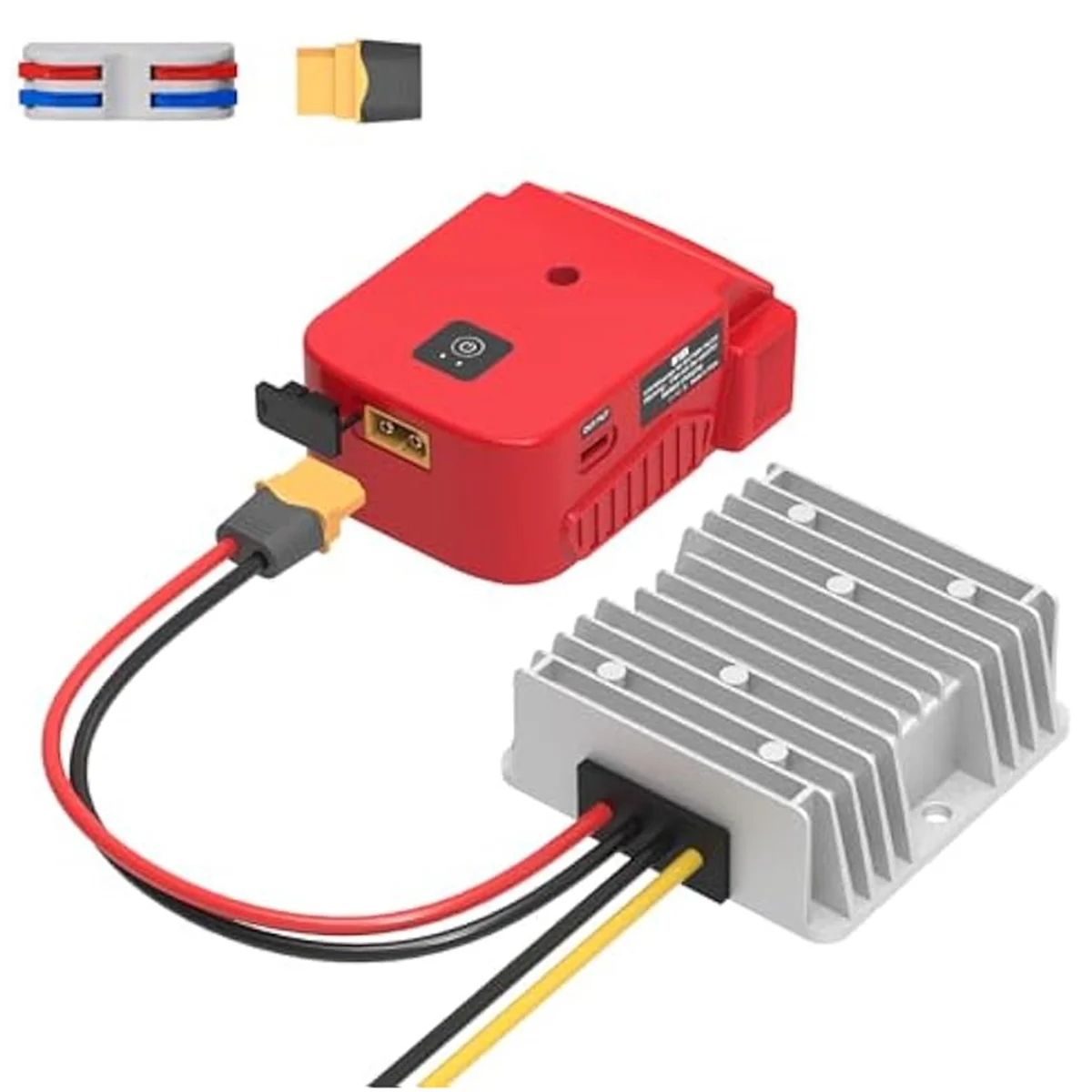 Понижающий преобразователь 18 в 12 В для Milwaukee M18, адаптер для аккумулятора и USB-зарядного устройства, 12 В 20A 240 Вт
Понижающий преобразователь 18 в 12 В для Milwaukee M18, адаптер для аккумулятора и USB-зарядного устройства, 12 В 20A 240 Вт