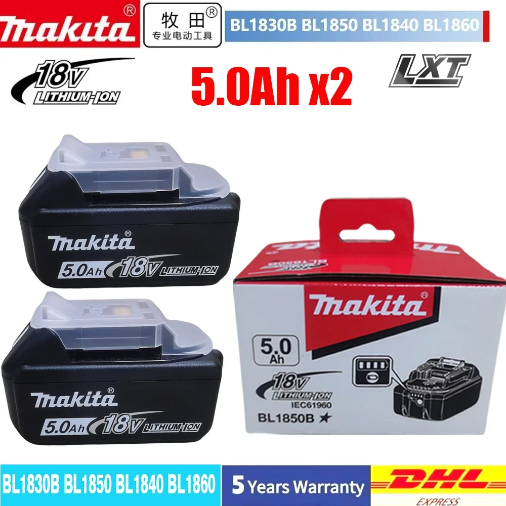 Original Makita 18V 6.0Ah rechargeable battery, fast charging, Makita BL1830 electric tool battery, ultra long battery life
Original Makita 18V 6.0Ah rechargeable battery, fast charging, Makita BL1830 electric tool battery, ultra long battery life