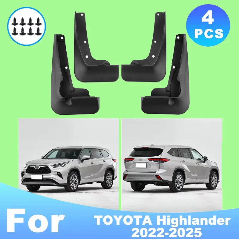 For TOYOTA Highlander 2022-2025 2023 Automotive Tire Mudguard Waterproof Prevent Mud Splashing Car Mud Flaps 4pcs Accessories
For TOYOTA Highlander 2022-2025 2023 Automotive Tire Mudguard Waterproof Prevent Mud Splashing Car Mud Flaps 4pcs Accessories
