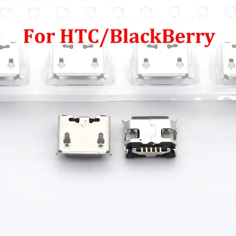 5-100 pz nuovo 5pin per BlackBerry 8520 8530 8550 9700 per HTC G11 S710e connettore USB presa Jack porta di ricarica Dock