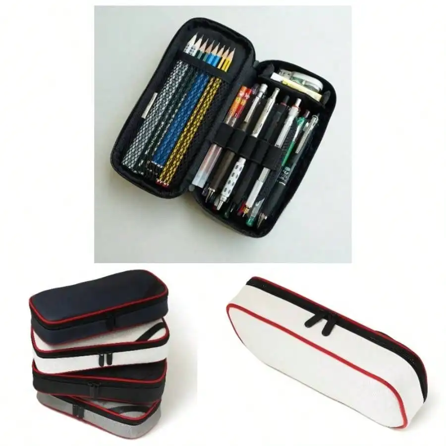 Pencil Case White Large Capacity Multi - Compartment Design With Divider Panel School College And Office
Pencil Case White Large Capacity Multi - Compartment Design With Divider Panel School College And Office