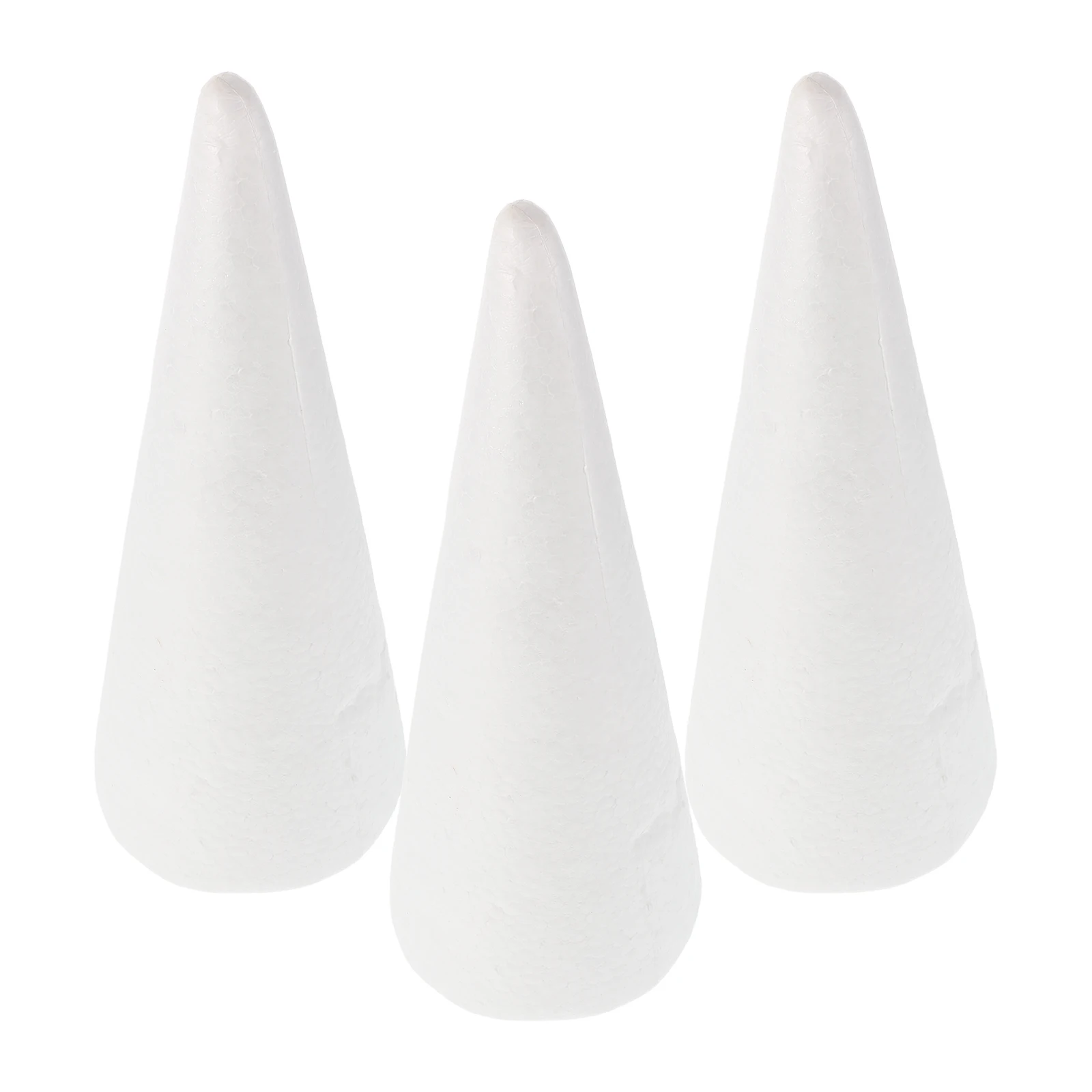 3pcs Foam Cones White Diy Crafts Material For Christmas Tree Table Centerpiece Party Decorations Craft Project
3pcs Foam Cones White Diy Crafts Material For Christmas Tree Table Centerpiece Party Decorations Craft Project