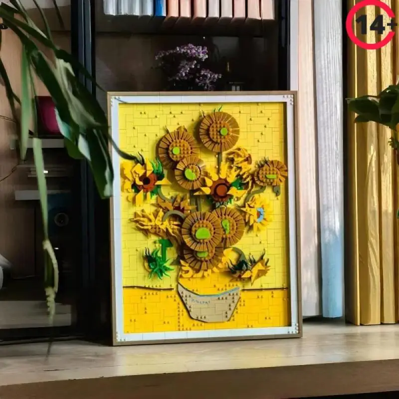 2026 In stock MOC Creative Sunflower Model Building Block Decoration Vincent Van Gogh Sunflowers3D Art Mural Building Block
2026 In stock MOC Creative Sunflower Model Building Block Decoration Vincent Van Gogh Sunflowers3D Art Mural Building Block