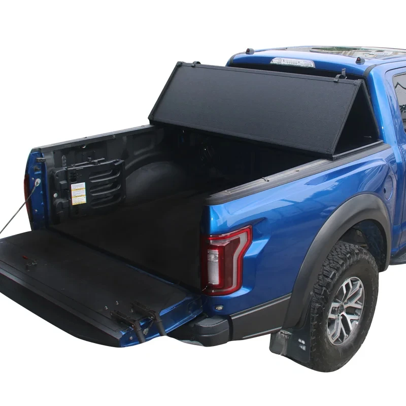 High Peormance Aluminum Alloy Hard Tri-folding Tonneau Cover for F-150
High Peormance Aluminum Alloy Hard Tri-folding Tonneau Cover for F-150
