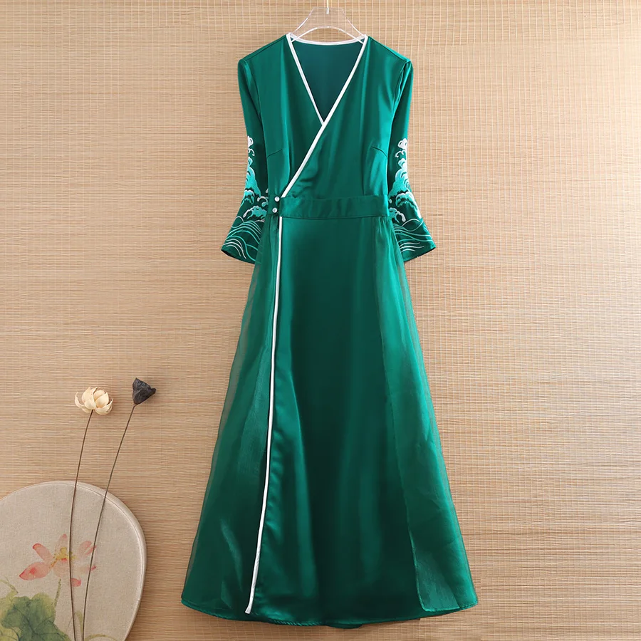 High-end Spring Hanfu For Women Elegant Patchwork Organza Royal Embroidery Lady Dress Female S-XXL
High-end Spring Hanfu For Women Elegant Patchwork Organza Royal Embroidery Lady Dress Female S-XXL