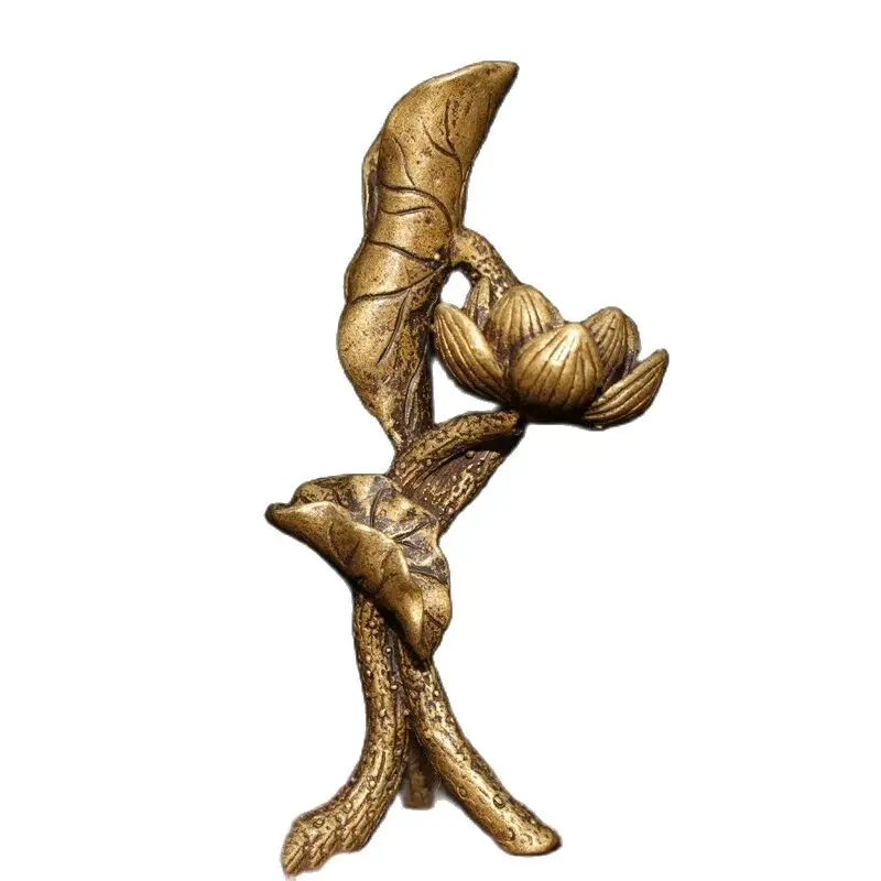 3.35" Chinese Pure Copper Handmade Lotus Ganoderma Stick Incense Holder Statue Statues for Decoration Collection Ornaments
3.35" Chinese Pure Copper Handmade Lotus Ganoderma Stick Incense Holder Statue Statues for Decoration Collection Ornaments