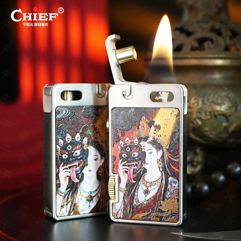 Leader 712 creative lighter with good looks and one-click ejection of coal koi Zakiram Tathagata gadgets for men
Leader 712 creative lighter with good looks and one-click ejection of coal koi Zakiram Tathagata gadgets for men