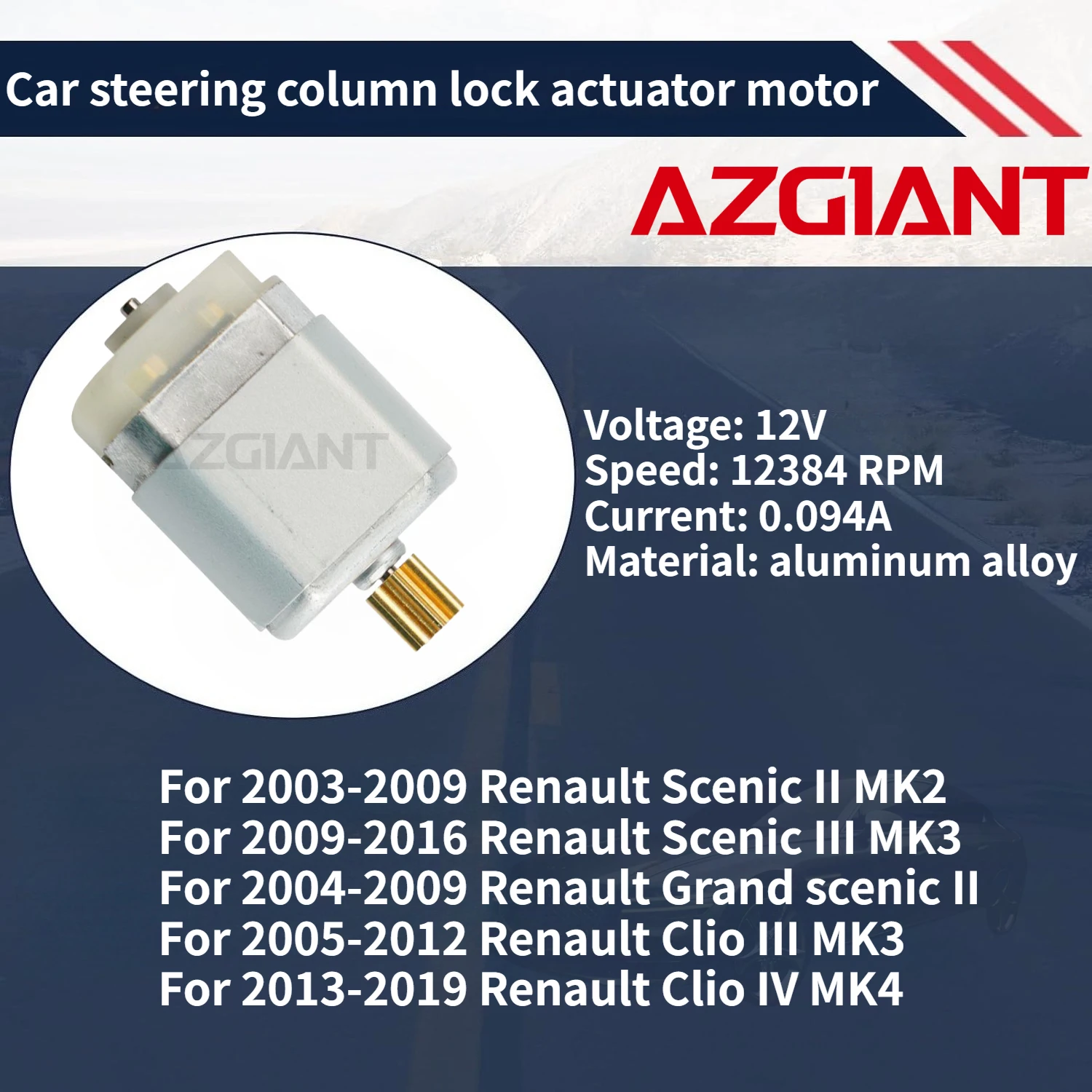 For 2003-2009 Renault Scenic II MK2/Grand scenic II 2004-2009 AZGIANT Car steering column lock actuator motor New parts OEM
For 2003-2009 Renault Scenic II MK2/Grand scenic II 2004-2009 AZGIANT Car steering column lock actuator motor New parts OEM