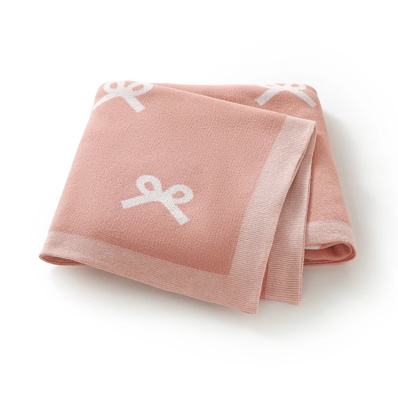 Fashion Bowknot Knit Newborn Baby Blankets Cotton Infant Boy Girl Bedding Quilts 100*80cm Toddler Stroller Swaddling Wrap Plaid
Fashion Bowknot Knit Newborn Baby Blankets Cotton Infant Boy Girl Bedding Quilts 100*80cm Toddler Stroller Swaddling Wrap Plaid