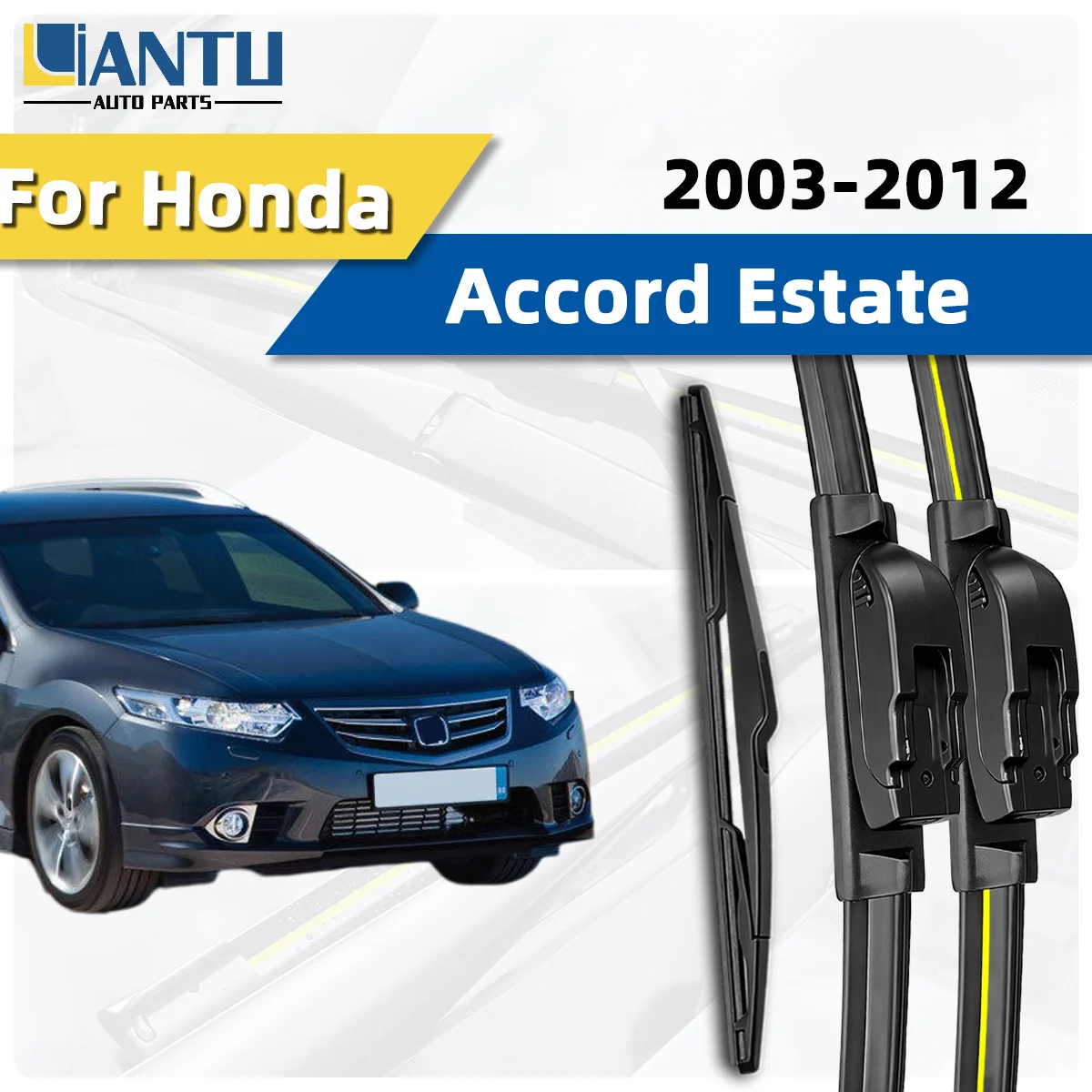 3PCS Front Rear Windshield Wiper Blades Fit For Honda Accord Estate 2003-2012 Car Premium Quiet Streak-Free Durable Accessories
3PCS Front Rear Windshield Wiper Blades Fit For Honda Accord Estate 2003-2012 Car Premium Quiet Streak-Free Durable Accessories