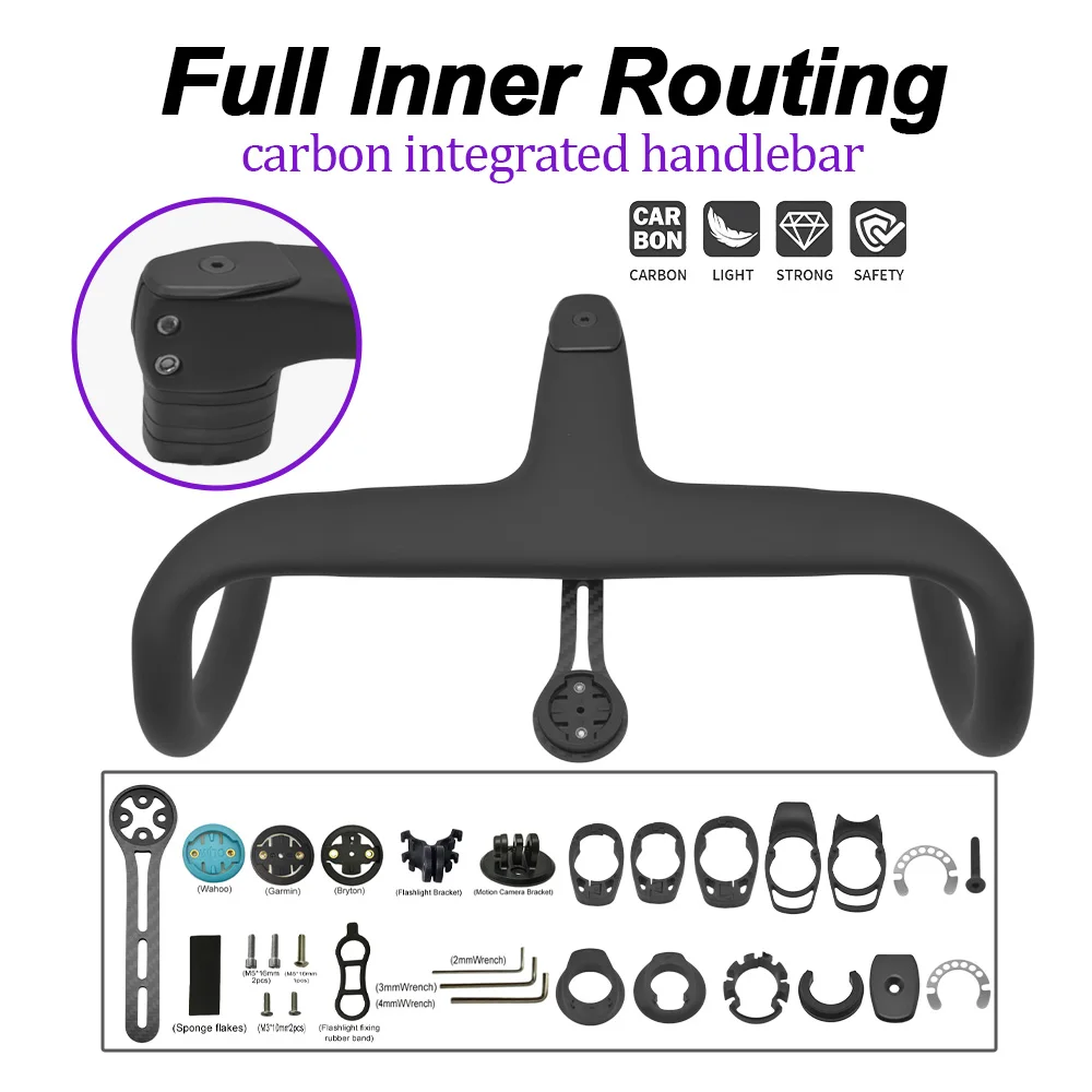 CarbonFiberMTB Bicycle Bending Handle Matte Treatment380/400/420mmInternal WiringIntegrated BendingHandle Enhances Performance
CarbonFiberMTB Bicycle Bending Handle Matte Treatment380/400/420mmInternal WiringIntegrated BendingHandle Enhances Performance