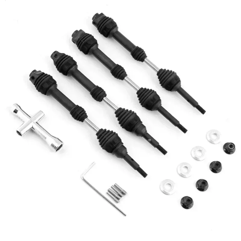 4 Pcs/2pcs Rear Drive Shaft Steel Driveshaft CVD For 1/10 Trxs Slash Rustler Hoss Stampede VXL 4X4 RC Car
4 Pcs/2pcs Rear Drive Shaft Steel Driveshaft CVD For 1/10 Trxs Slash Rustler Hoss Stampede VXL 4X4 RC Car