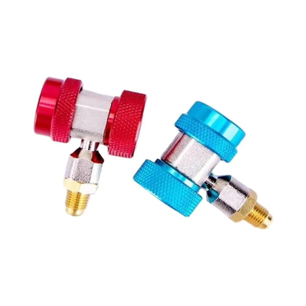 R134a Adjustable Quick Coupler for Automotive AC Systems High Side Low Side Air Conditioning Adapter Brass Connector
R134a Adjustable Quick Coupler for Automotive AC Systems High Side Low Side Air Conditioning Adapter Brass Connector