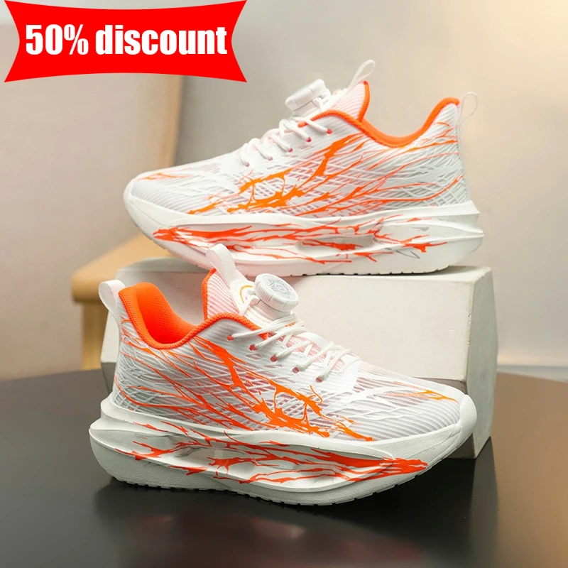 Childrens Running Shoes Summer Breathable Mesh Comfortable Rotating Button Casual Sneakers Anti Slip Training Tennis Shoes Kids
Childrens Running Shoes Summer Breathable Mesh Comfortable Rotating Button Casual Sneakers Anti Slip Training Tennis Shoes Kids