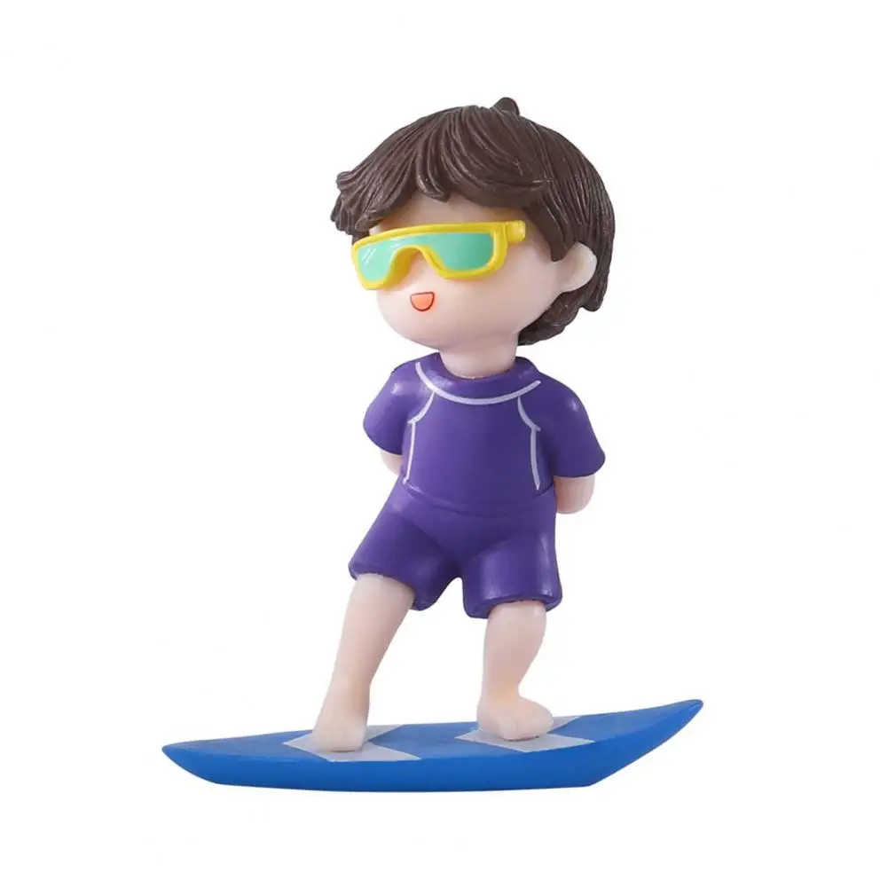 Lightweight Long Lasting Surfing Boy Figure Table Ornament Burr-free Diver Statue Cartoon Home Supplies
Lightweight Long Lasting Surfing Boy Figure Table Ornament Burr-free Diver Statue Cartoon Home Supplies