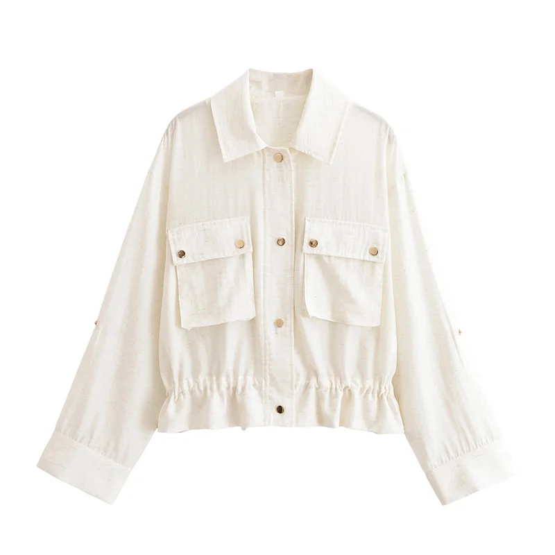 Women's Tops 2025 New Sleeve Rollable Safari Short Shirt Spring/Summer Fashion Casual Women's Shirt
Women's Tops 2025 New Sleeve Rollable Safari Short Shirt Spring/Summer Fashion Casual Women's Shirt