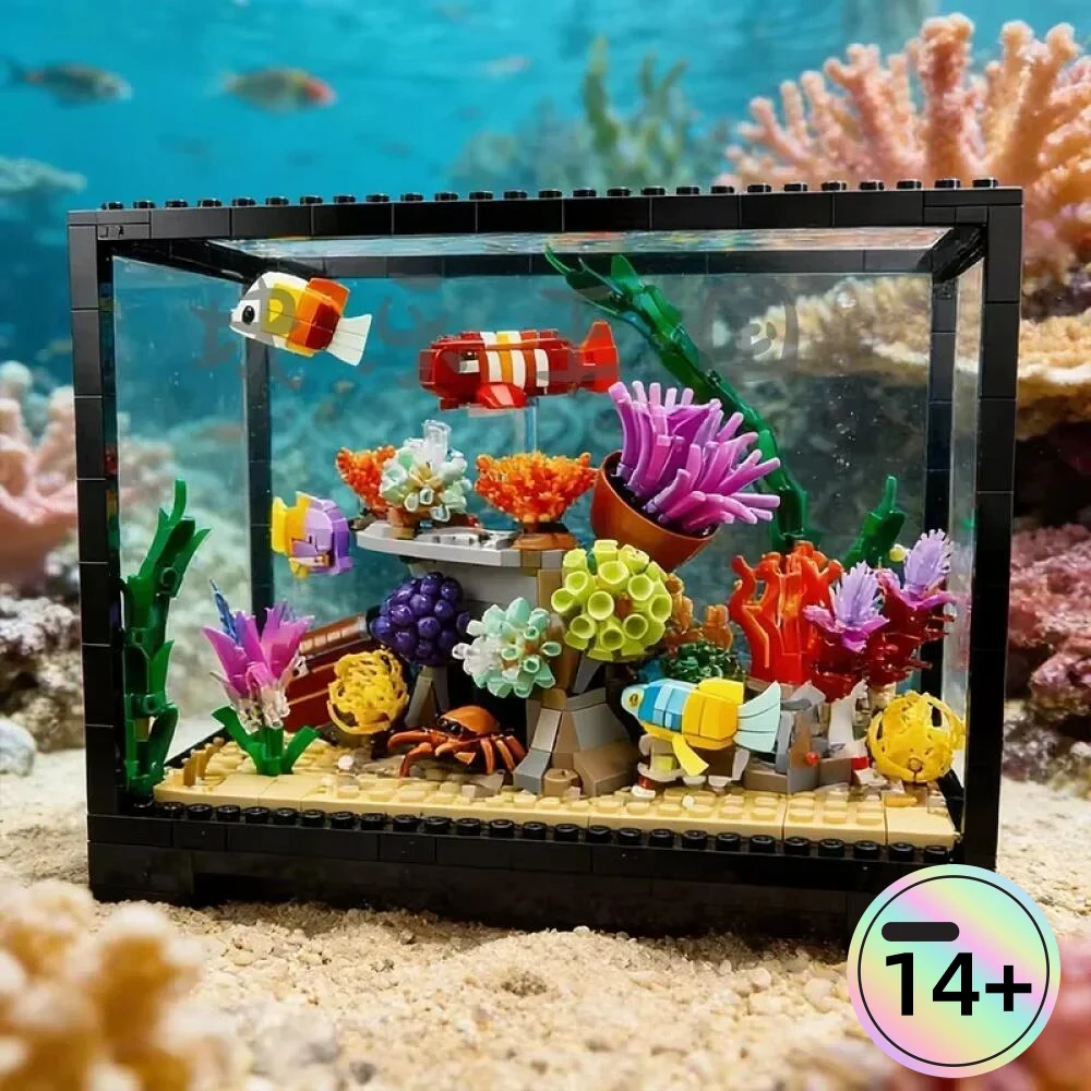 2026 Hot 4154PCS 10366 Tropical Aquarium Fish Tank Model Marine Animals Assembly Building Blocks Gift
2026 Hot 4154PCS 10366 Tropical Aquarium Fish Tank Model Marine Animals Assembly Building Blocks Gift