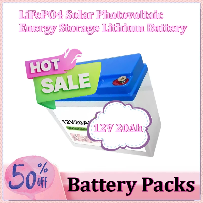 12V 20Ah LiFePO4 Solar Photovoltaic Energy Storage Lithium Battery Phosphate Power Supply RV Outdoor Power Supply Battery Pack
12V 20Ah LiFePO4 Solar Photovoltaic Energy Storage Lithium Battery Phosphate Power Supply RV Outdoor Power Supply Battery Pack