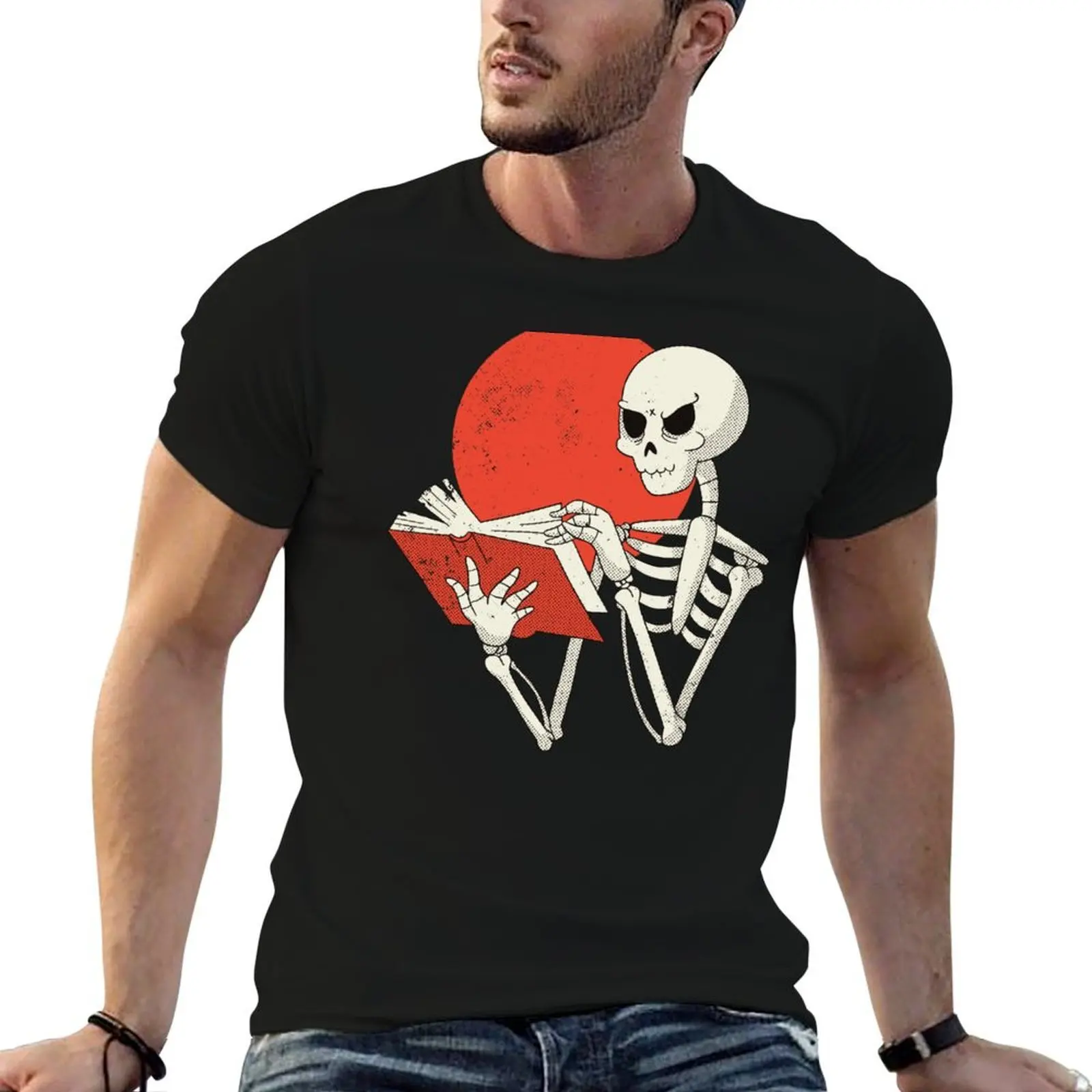 SKELETON BOOK T-Shirt t shirt man cotton funny t shirts man t shirt man designer T-shirt
SKELETON BOOK T-Shirt t shirt man cotton funny t shirts man t shirt man designer T-shirt