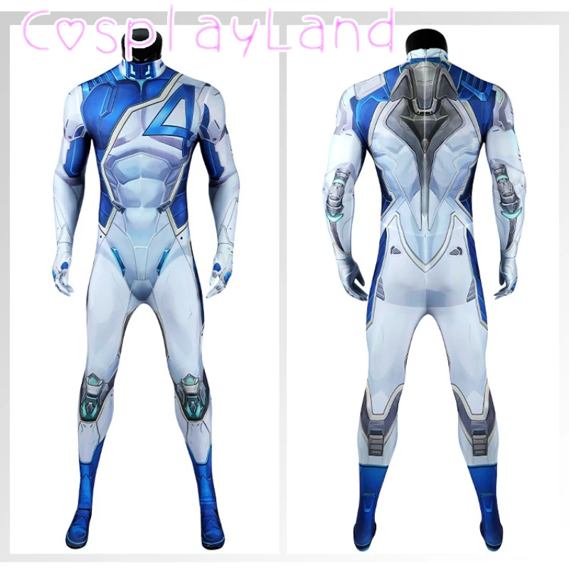 Game Rivals Mr. Fantastic Reed Richards Cosplay Costume Zentai Suit Elastic 3D Printed Fantastic 4 Jumpsuit Halloween Comic Con
Game Rivals Mr. Fantastic Reed Richards Cosplay Costume Zentai Suit Elastic 3D Printed Fantastic 4 Jumpsuit Halloween Comic Con